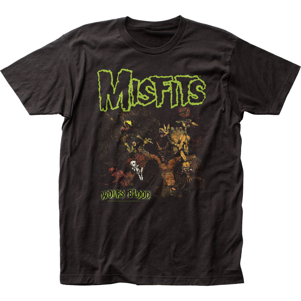 The Misfits Wolf’s Blood Mens T Shirt Black