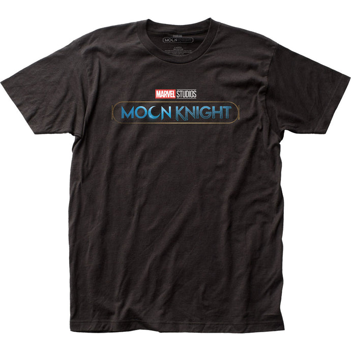 Moon Knight Title Mens T Shirt Black