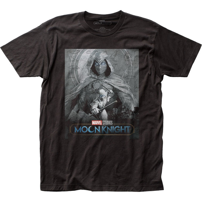 Moon Knight Poster Mens T Shirt Black