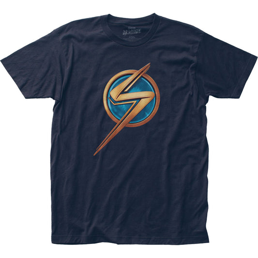 Ms. Marvel Logo Mens T Shirt Navy Blue