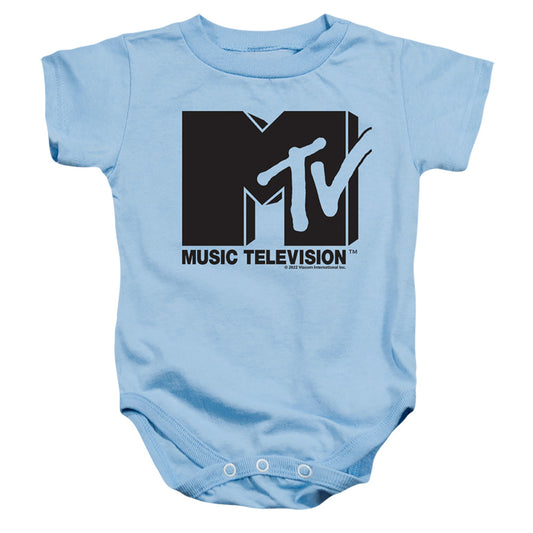 Mtv Original Logo Infant Baby Snapsuit Light Blue