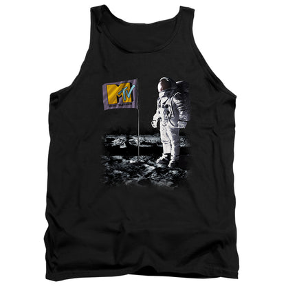 Mtv Moon Man Mens Tank Top Shirt Black