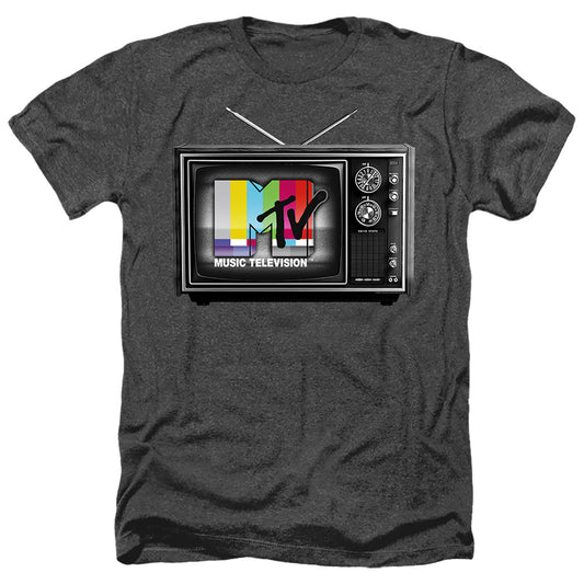Mtv Mtv Tv Heather Mens T Shirt Black Officially Licensed