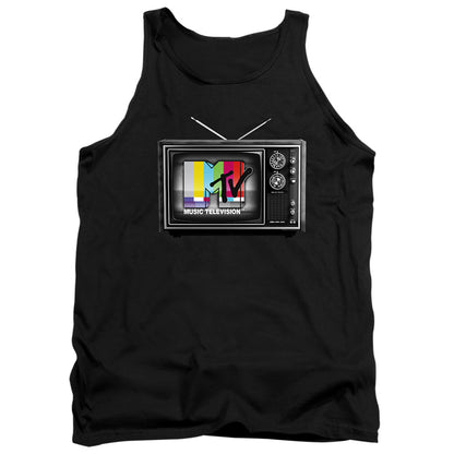 Mtv Mtv Tv Mens Tank Top Shirt Black