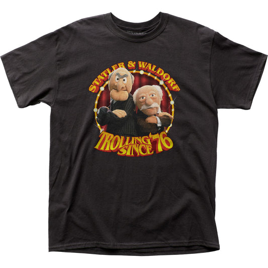 The Muppets Trollin Since 76 Mens T Shirt Black