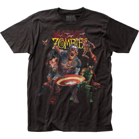 Marvel Zombies Zombie Avengers Mens T Shirt Black