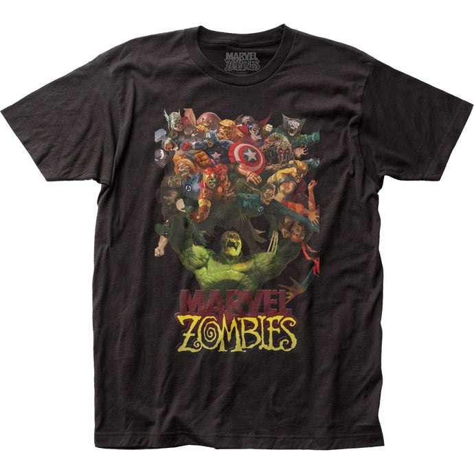 Marvel Zombies Hulk Zombie Strength Mens T Shirt Black