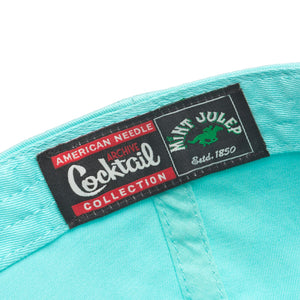 Mint Julep Archive Cocktail Curved Bill Hat Teal