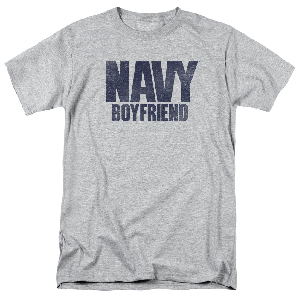 Navy Boyfriend Mens T Shirt Athletic Heather Officially Licensed