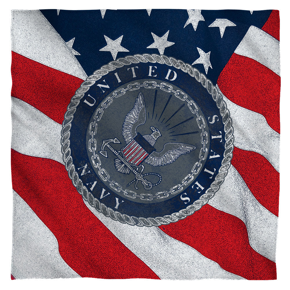 United States Navy US Flag Seal Bandana