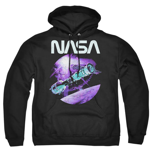 Nasa Come Together Mens Hoodie Black Officially Licensed