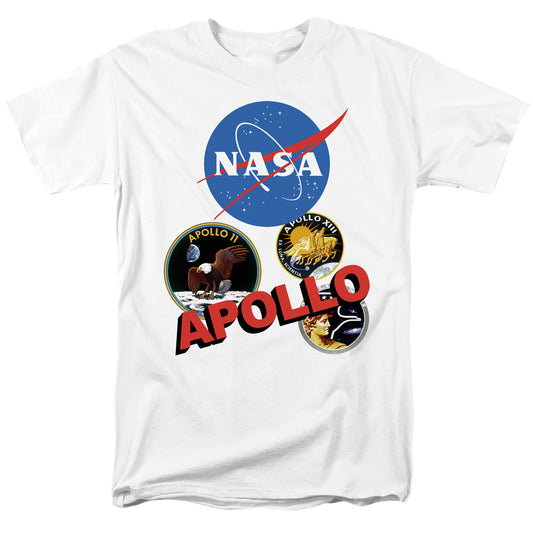 Nasa Apollo Mens T Shirt White