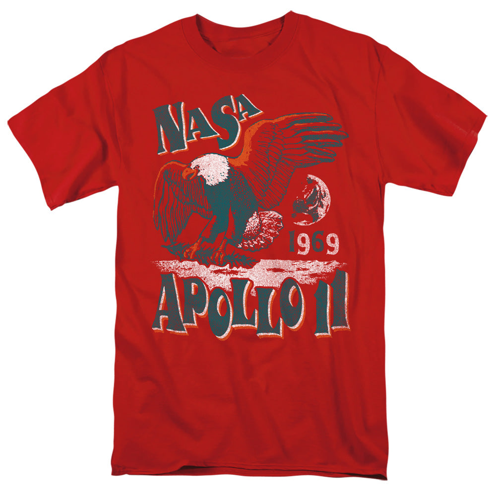 Nasa Apollo 11 Mens T Shirt Red