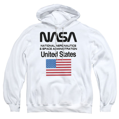 Nasa Administration Mens Hoodie White