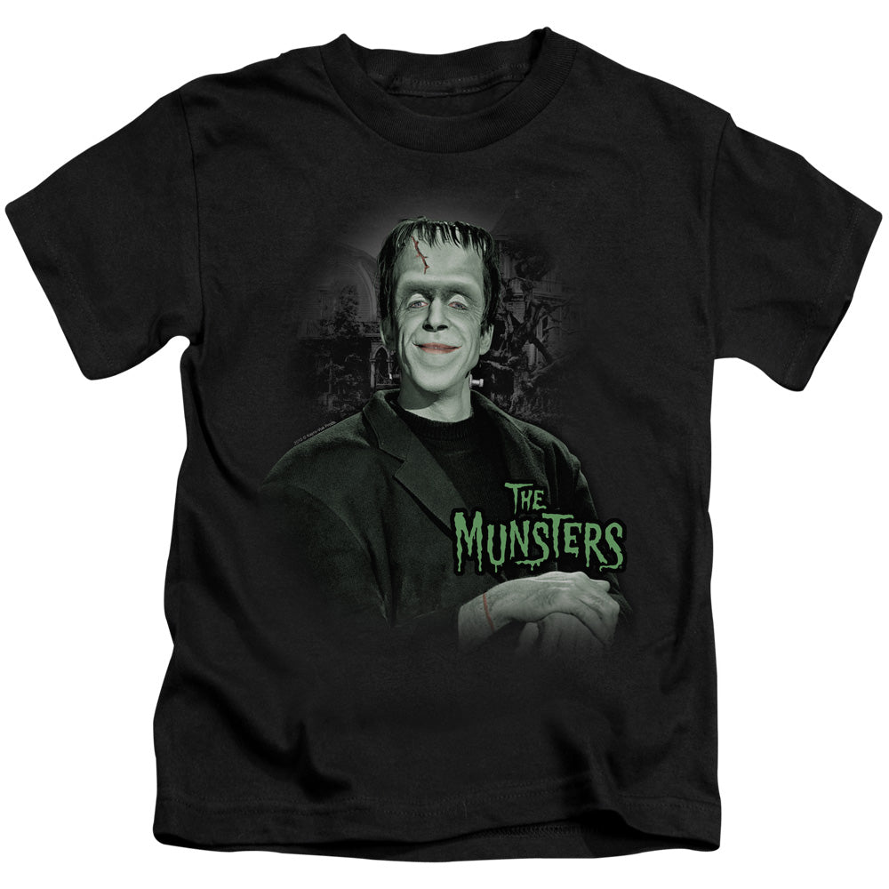 The Munsters Man Of The House Juvenile Kids Youth T Shirt Black