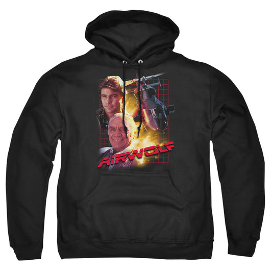 Airwolf Airwolf Mens Hoodie Black