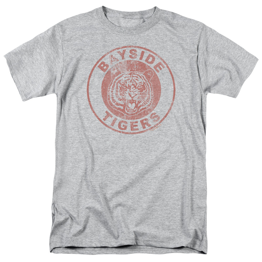 Saved By The Bell Tigers Mens T Shirt Athletic Heather Officially Licensed