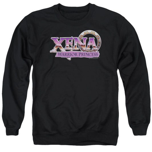 Xena Logo Mens Crewneck Sweatshirt Black