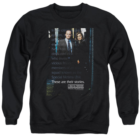 Law And Order Svu Svu Mens Crewneck Sweatshirt Black