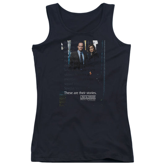 Law And Order Svu Svu Womens Tank Top Shirt Black