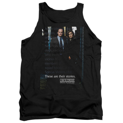 Law And Order Svu Svu Mens Tank Top Shirt Black