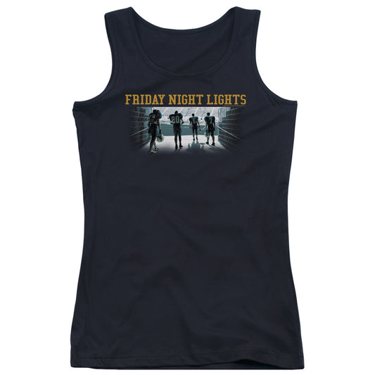 Friday Night Lights Game Time Womens Tank Top Shirt Black Black