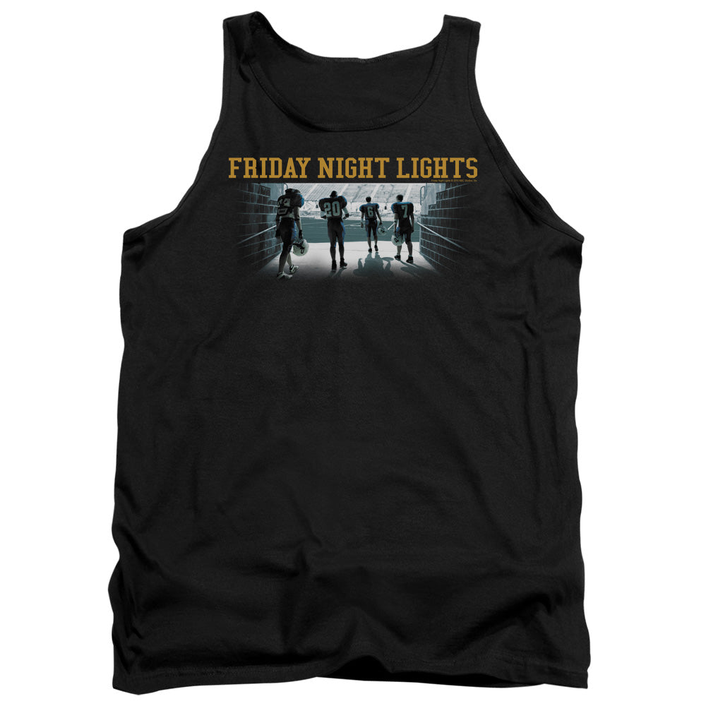 Friday Night Lights Game Time Mens Tank Top Shirt Black Black