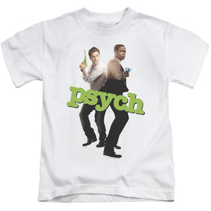 Psych Hands Up Juvenile Kids Youth T Shirt White