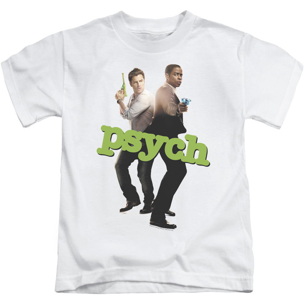 Psych Hands Up Juvenile Kids Youth T Shirt White