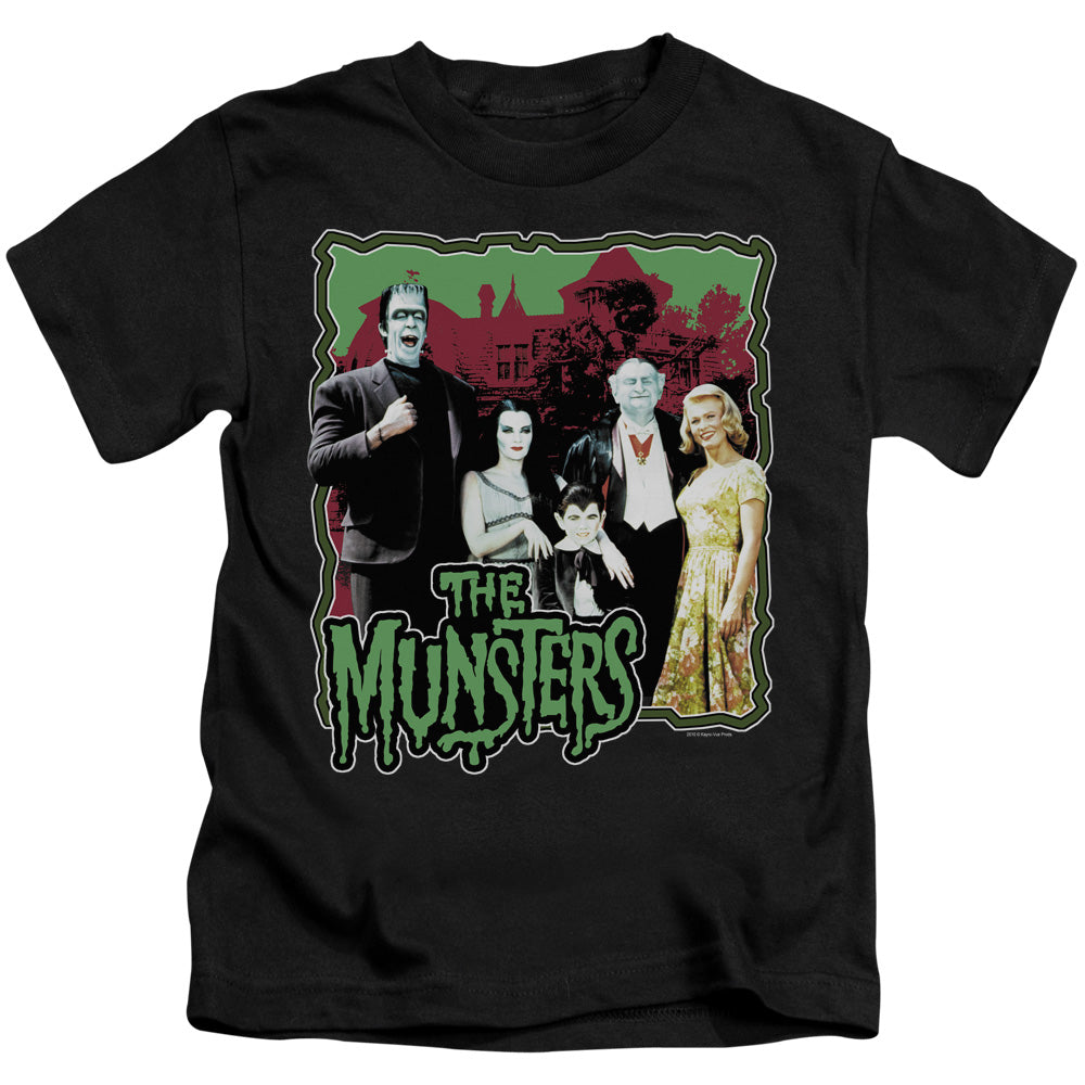 The Munsters Normal Family Juvenile Kids Youth T Shirt Black