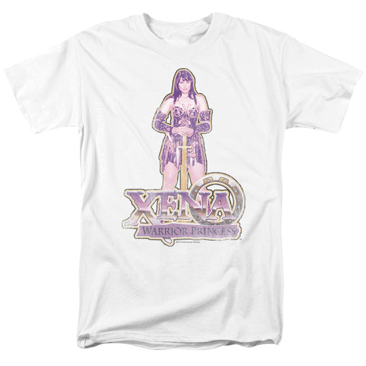 Xena Stand Mens T Shirt White