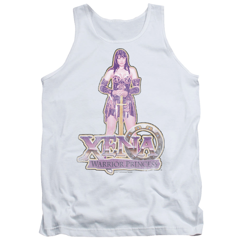 Xena Stand Mens Tank Top Shirt White