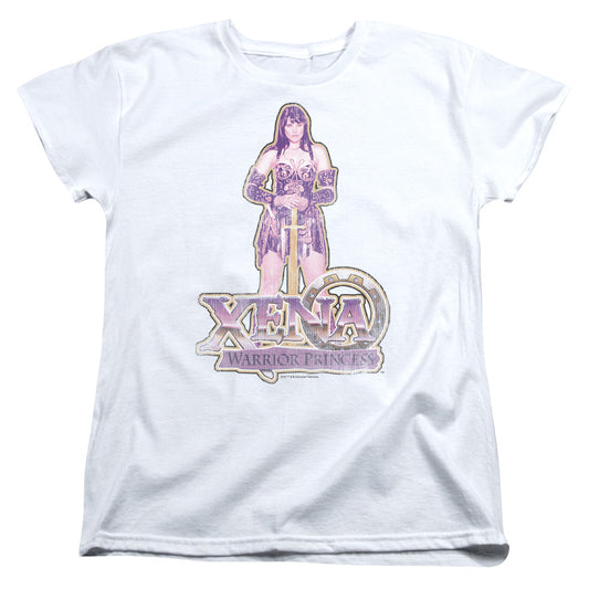 Xena Stand Womens T Shirt White