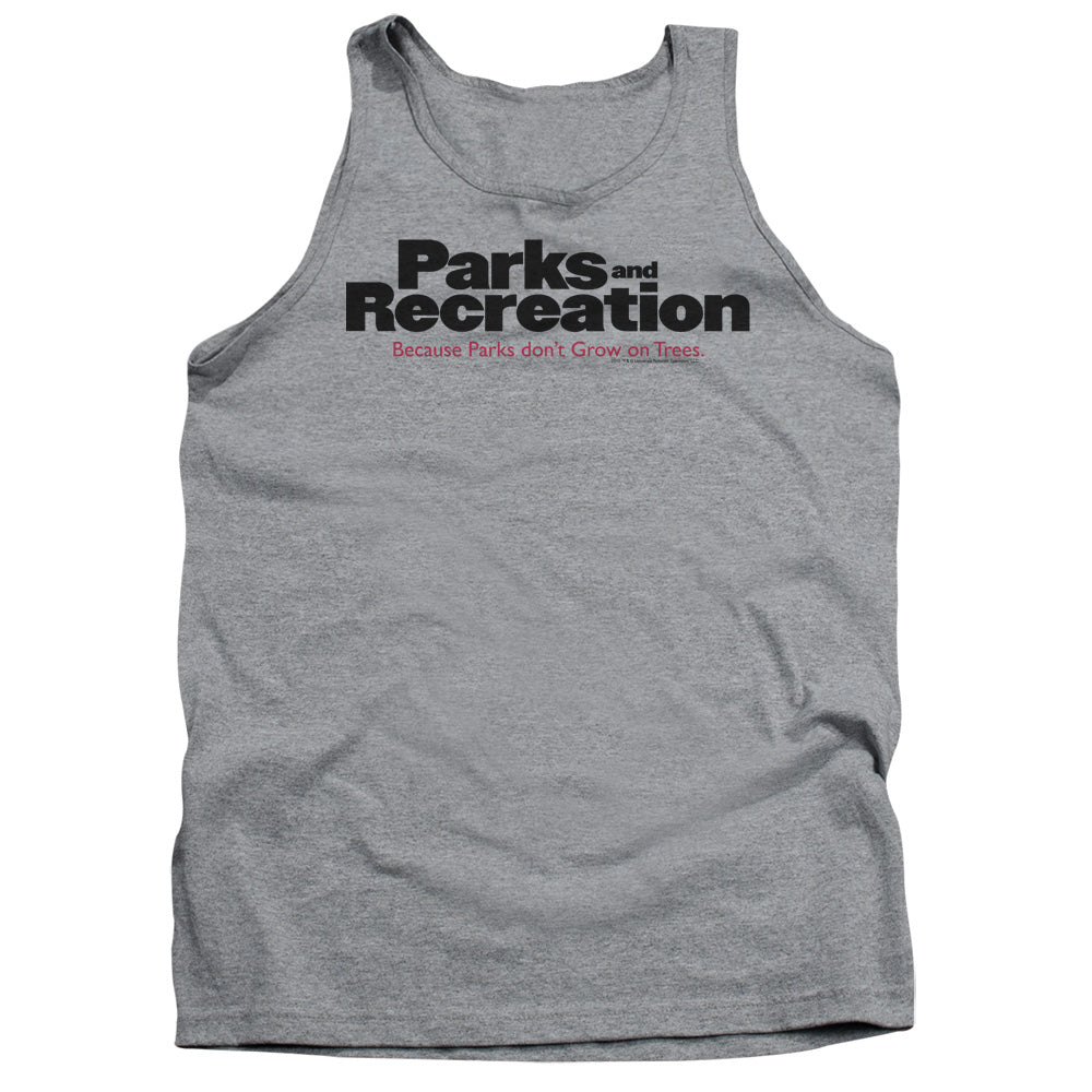 Parks And Rec Logo Mens Tank Top Shirt Athletic Heather