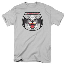 Load image into Gallery viewer, Airwolf Patch Mens T Shirt Silver