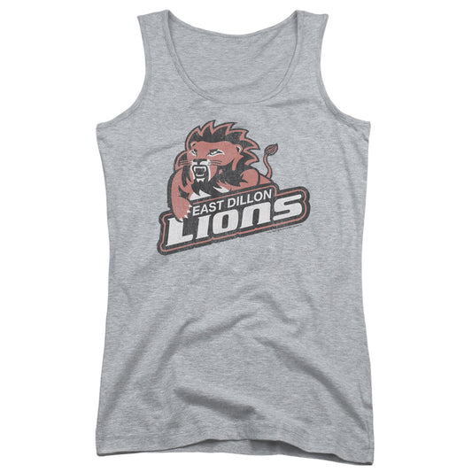 Friday Night Lights East Dillion Lions Womens Tank Top Shirt Athletic Heather