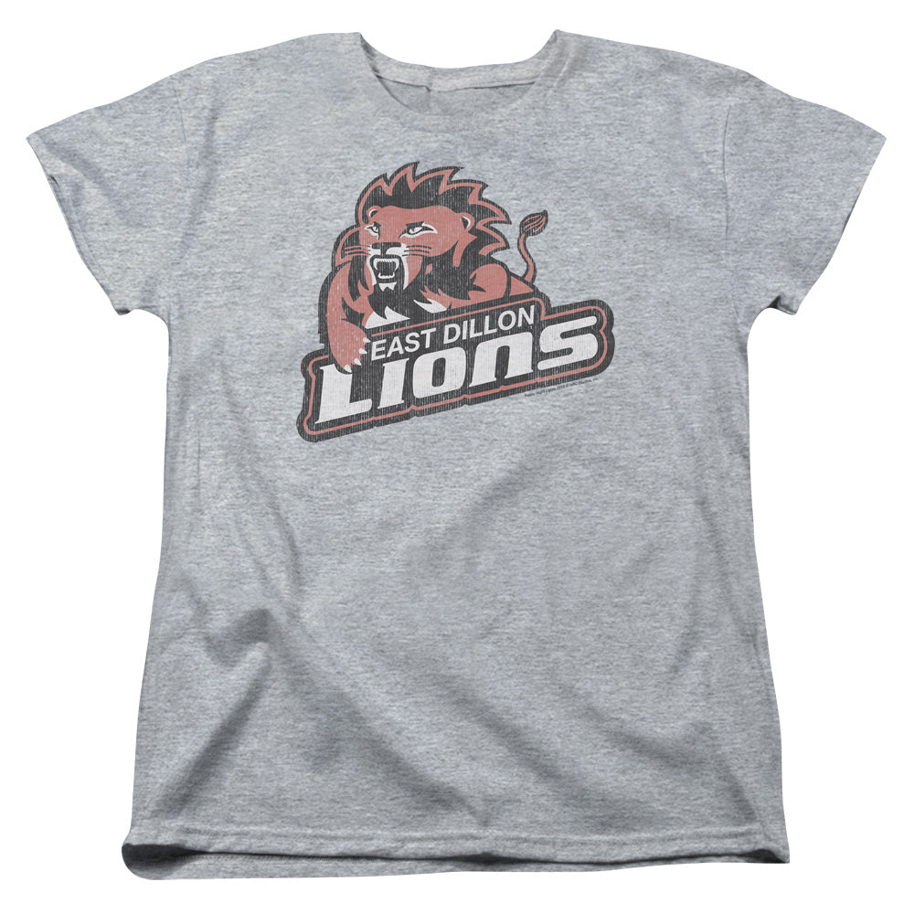 Friday Night Lights East Dillion Lions Womens T Shirt Athletic Heather