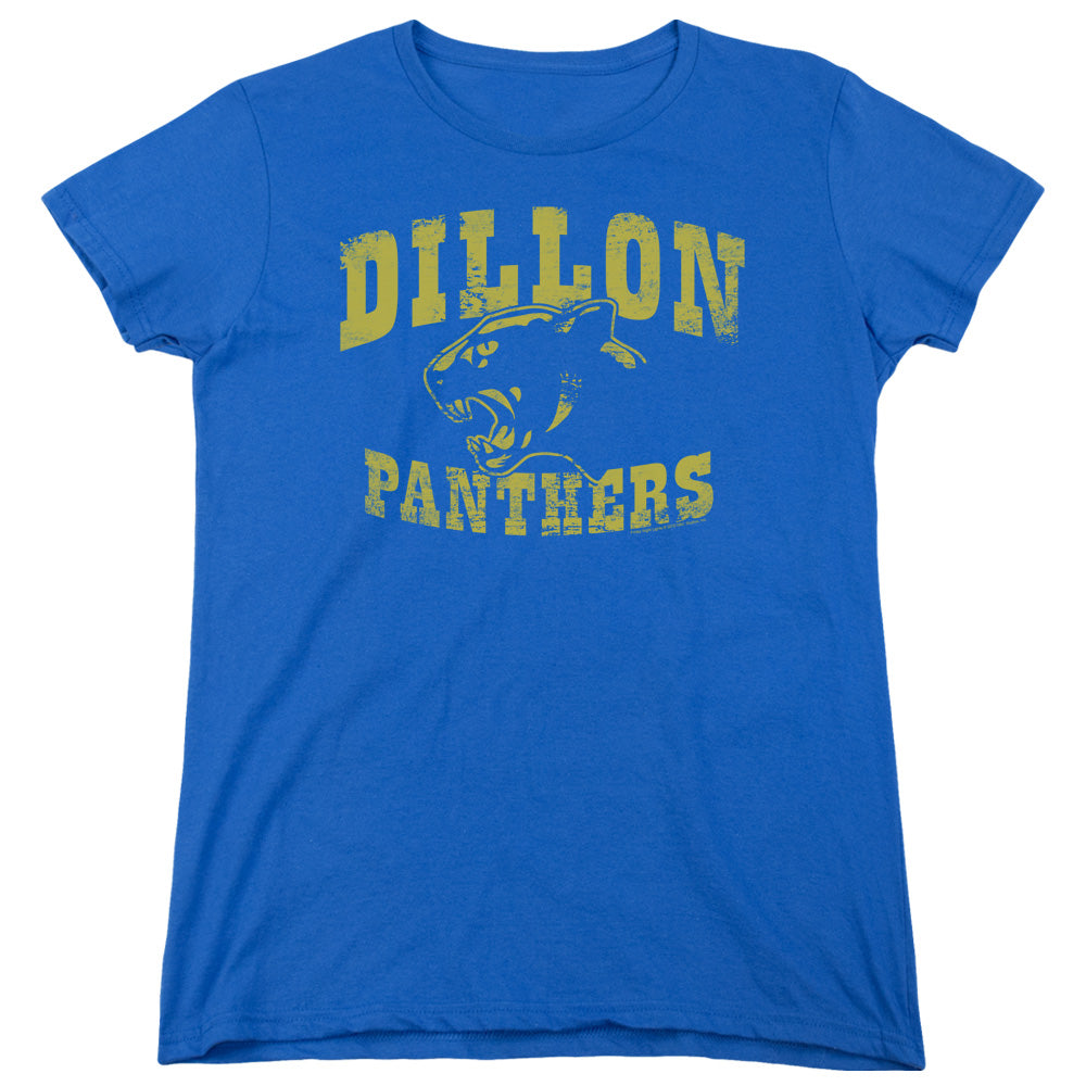 Friday Night Lights Panthers Womens T Shirt Royal Blue
