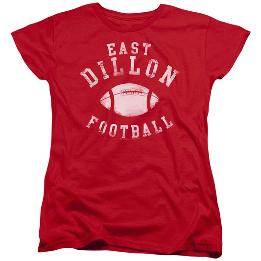 Friday Night Lights East Dillon Football Womens T Shirt Red Red