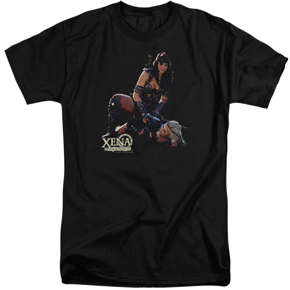 Xena In Control Mens Tall T Shirt Black