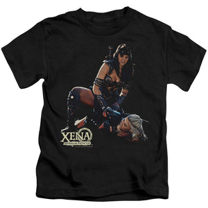 Xena In Control Juvenile Kids Youth T Shirt Black