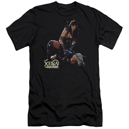 Xena In Control Premium Bella Canvas Slim Fit Mens T Shirt Black