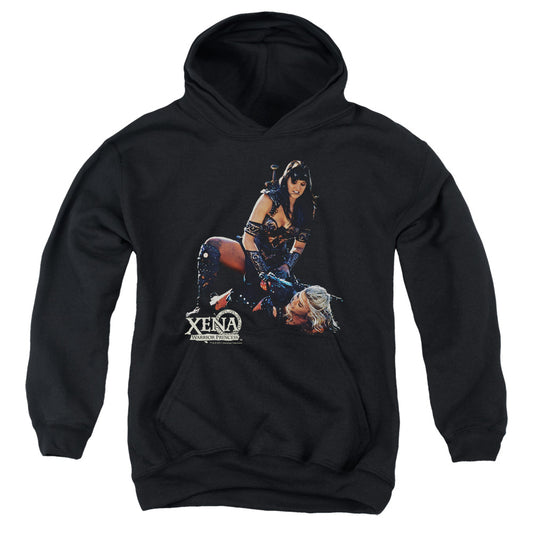 Xena In Control Kids Youth Hoodie Black