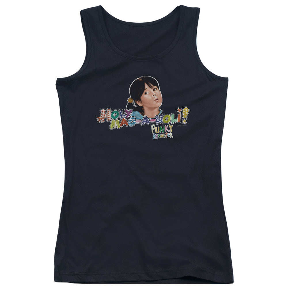 Punky Brewster Holy Mac A Noli Womens Tank Top Shirt Black