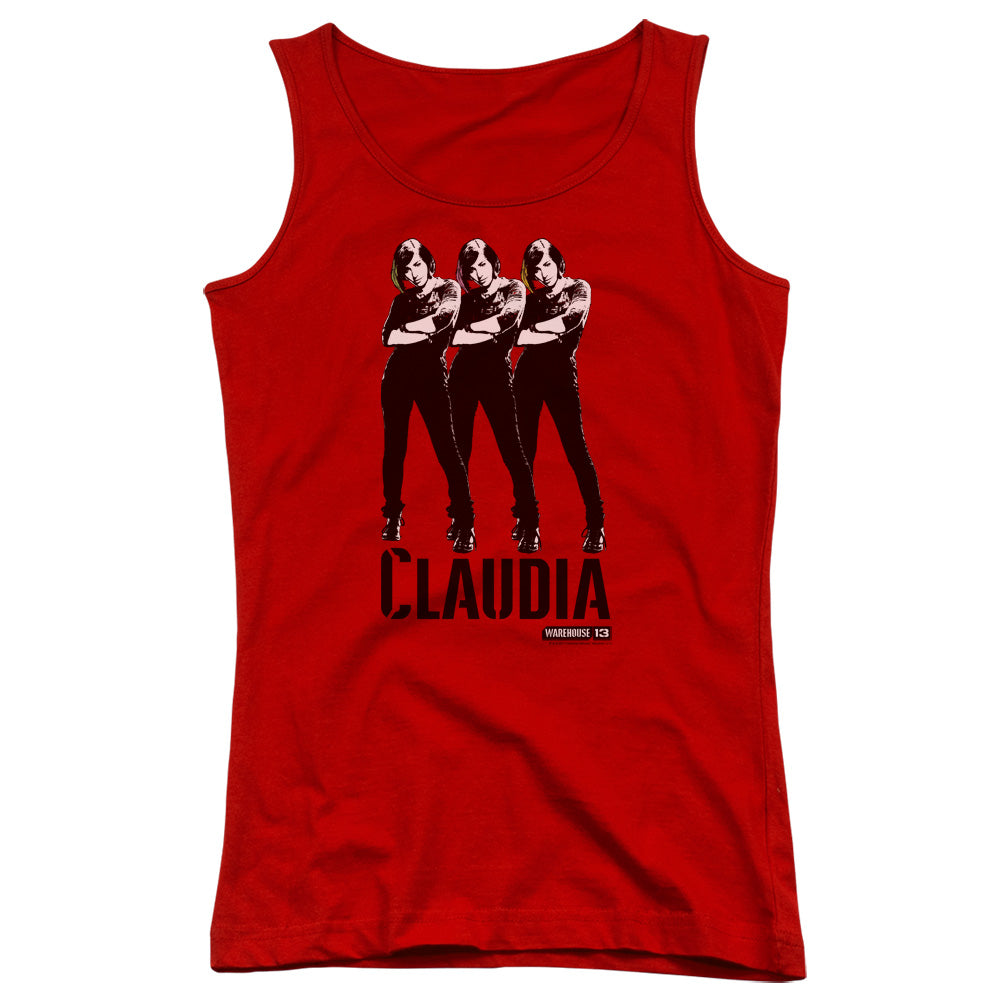 Warehouse 13 Claudia Womens Tank Top Shirt Red