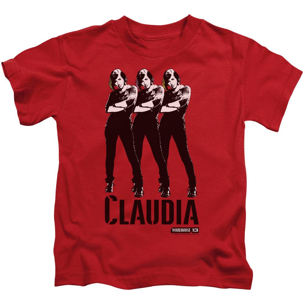 Warehouse 13 Claudia Juvenile Kids Youth T Shirt Red