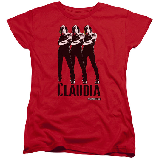 Warehouse 13 Claudia Womens T Shirt Red