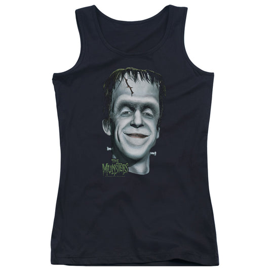 The Munsters Hermans Head Womens Tank Top Shirt Black