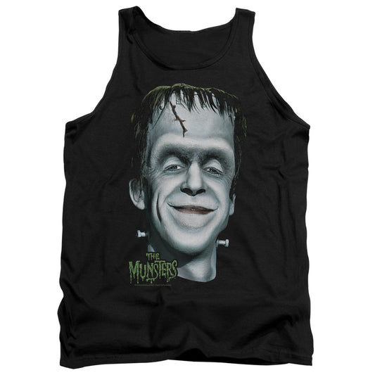 The Munsters Hermans Head Mens Tank Top Shirt Black