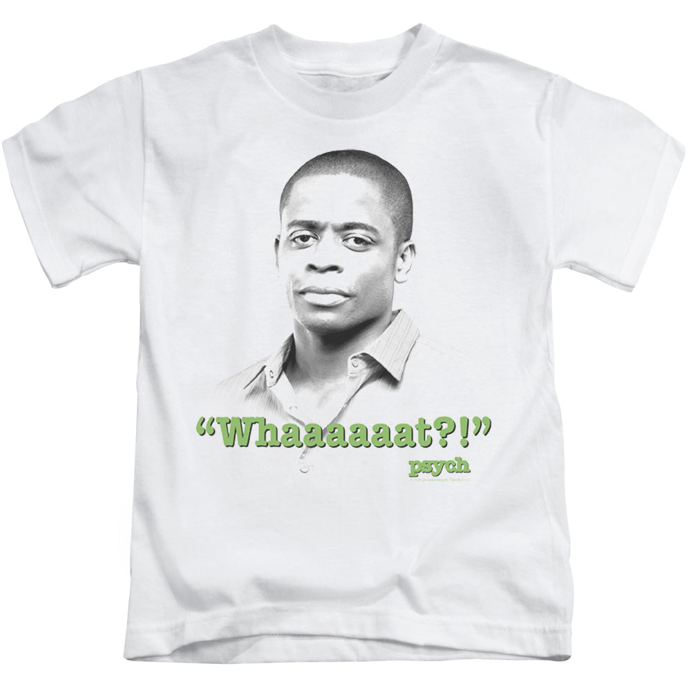 Psych Whaaaaaat?! Juvenile Kids Youth T Shirt White